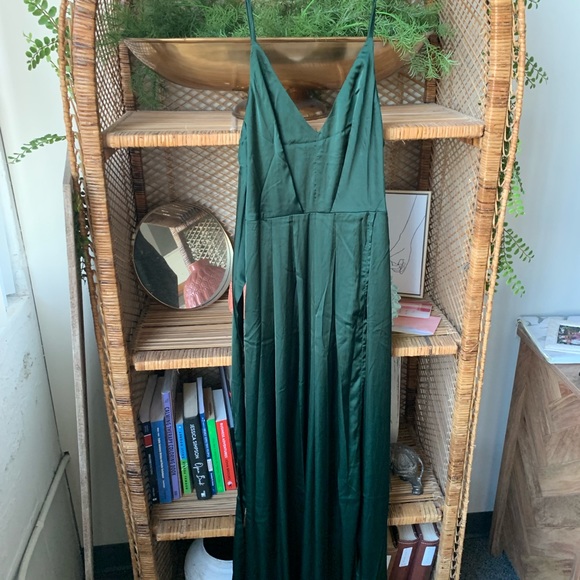 Katrina Split Maxi Dress Green - NEVER WORN w/ Tags - Picture 2 of 5